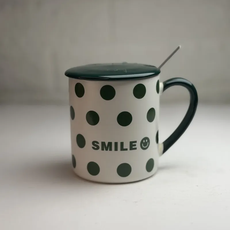 ماگ سرامیکی خال‌خالی Smile