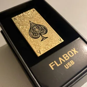 فندک شارژی USB حرکتی فلیپ‌باکس (Flip Box)