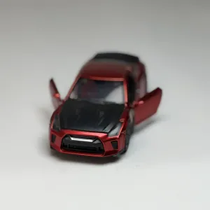 ماکت فلزی ماشین Nissan GT-R R35 قرمز چراغدار و موزیکال