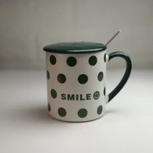 ماگ سرامیکی خال‌خالی Smile