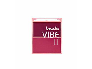 رژگونه دوتایی پودری و کرمی بیولیس (Beaulis Double Blush) - رنگ peachy glow 261