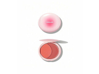 رژگونه دو قلو پودری و کرمی شیگلم رنگ Cherry Sorbet (SHEGLAM Duo Blush Cherry Sorbet)