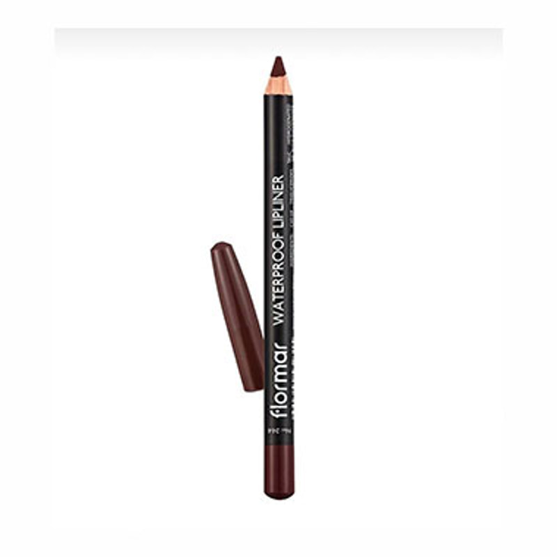 خط لب ۲۴۴ فلورمار قهوه‌ای ترندی Flormar Waterproof Lipliner 244 Chocolate Fondue