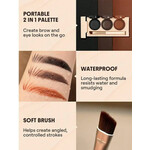 پلت خط چشم و هاشور ابرو سه رنگ شیگلم (SHEGLAM 3 Shades Eyeliner & Brow Powder Palette)