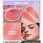 رژگونه دو قلو پودری و کرمی شیگلم رنگ Cherry Sorbet (SHEGLAM Duo Blush Cherry Sorbet)
