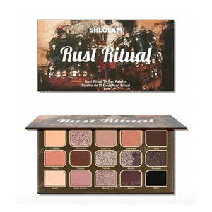 پلت سایه ۱۵ رنگ شیگلم مدل Rust Ritual | SHEGLAM Rust Ritual 15-Pan Palette