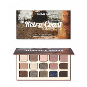 پلت سایه ۱۵ رنگ شیگلم مدل Retro Coast | SHEGLAM Retro Coast 15-Pan Palette