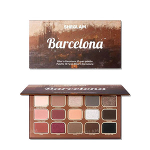 پلت سایه ۱۵ رنگ شیگلم مدل Barcelona | SHEGLAM Bliss In Barcelona 15-Pan Palette