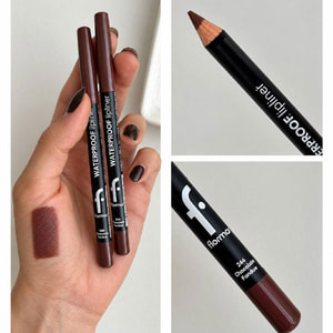 خط لب ۲۴۴ فلورمار قهوه‌ای ترندی Flormar Waterproof Lipliner 244 Chocolate Fondue