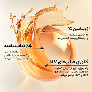 تینت ضدآفتاب گلویی لوریل L’Oréal Revitalift Vitamin C Tinted Glow SPF30 ( لورآل )