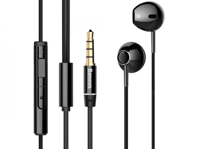 هندزفری با سیم جک 3.5 میلیمتری بیسوس (اصلی)Baseus Encok H06 Wire Earphones