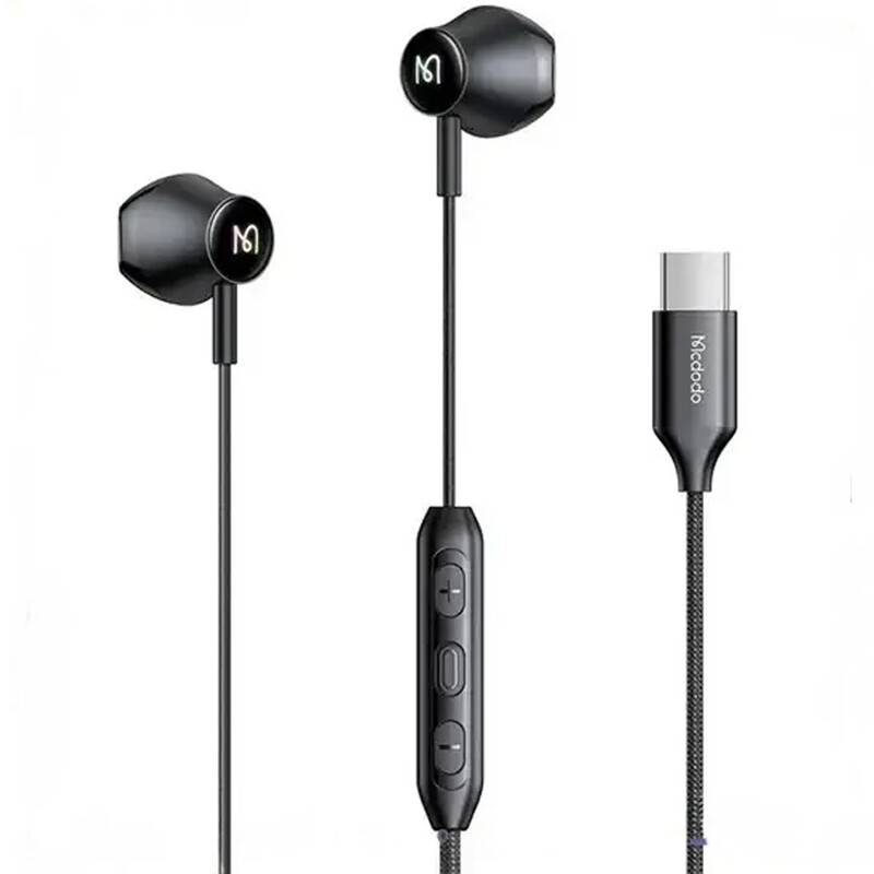 هندزفری سیمی تایپ سی مک دودو MCDODO مدل HP-4700 با نور RGB
