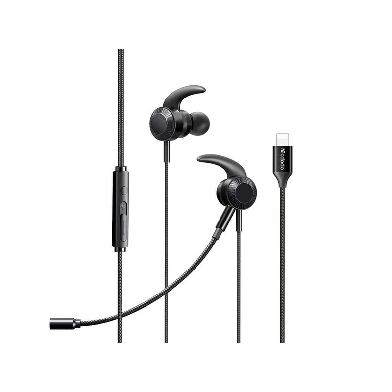هندزفری سیمی گیمینگ لایتنینگ مک‌دودو Mcdodo Lightning Gaming Earphones iPhone HP-1350