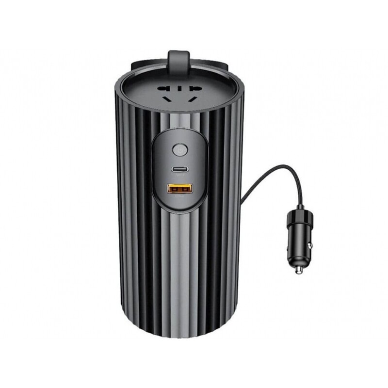 اینورتر خودرو 110 وات و شارژر فندکی فست شارژ ماشین راک RCC0158