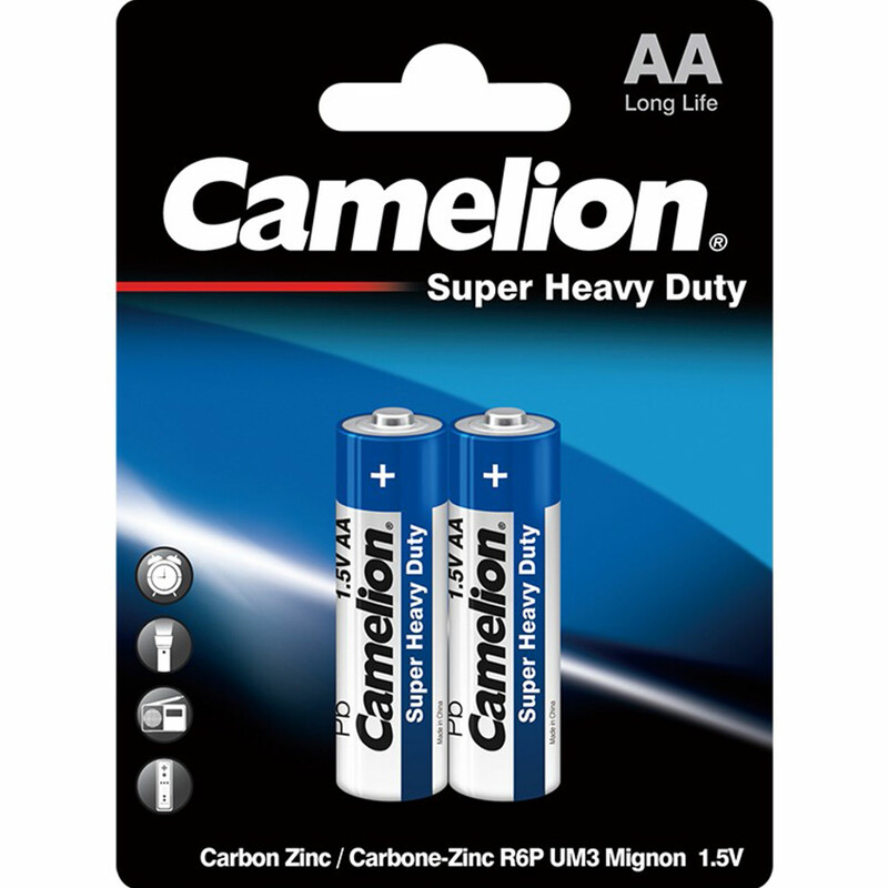 باتری قلمی کارتی فوق سنگین کملیون Super Heavy Duty (2 عددی)