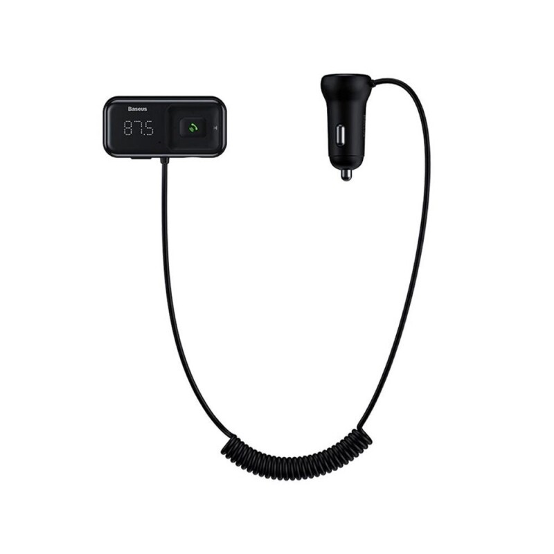 شارژر فندکی فست شارژ ماشین با قابلیت پخش موسیقی و تماس بیسوس CCMT-E01
