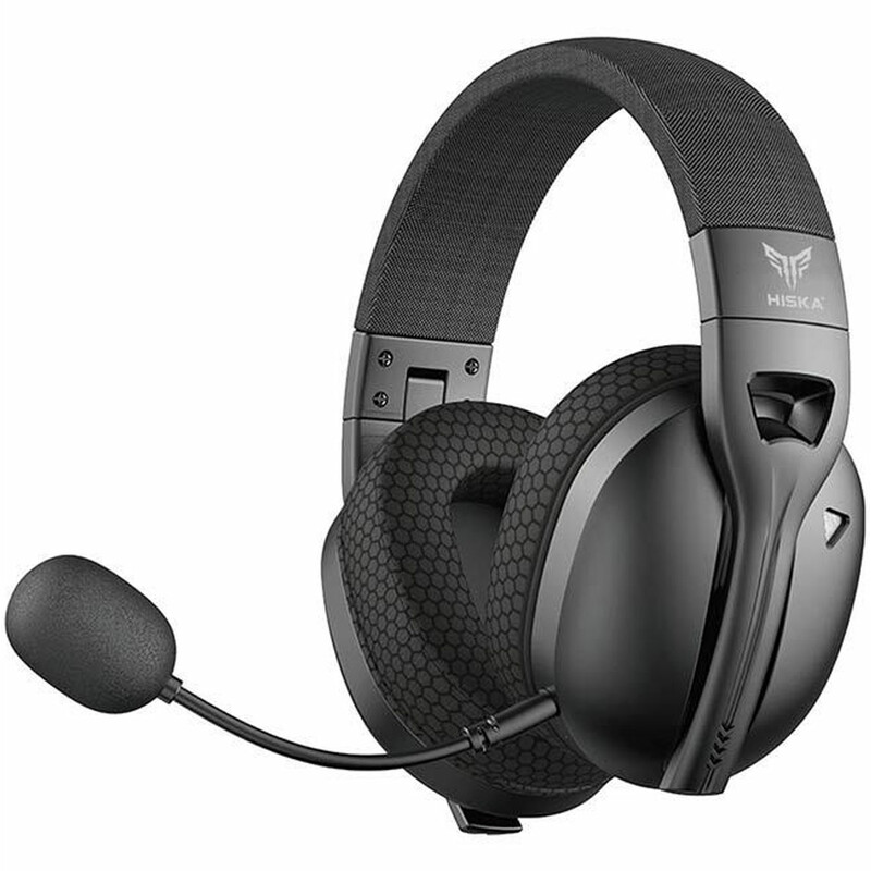 هدفون و هدست گیمینگ بی سیم هیسکا hiska مدل HISKA GHR-06