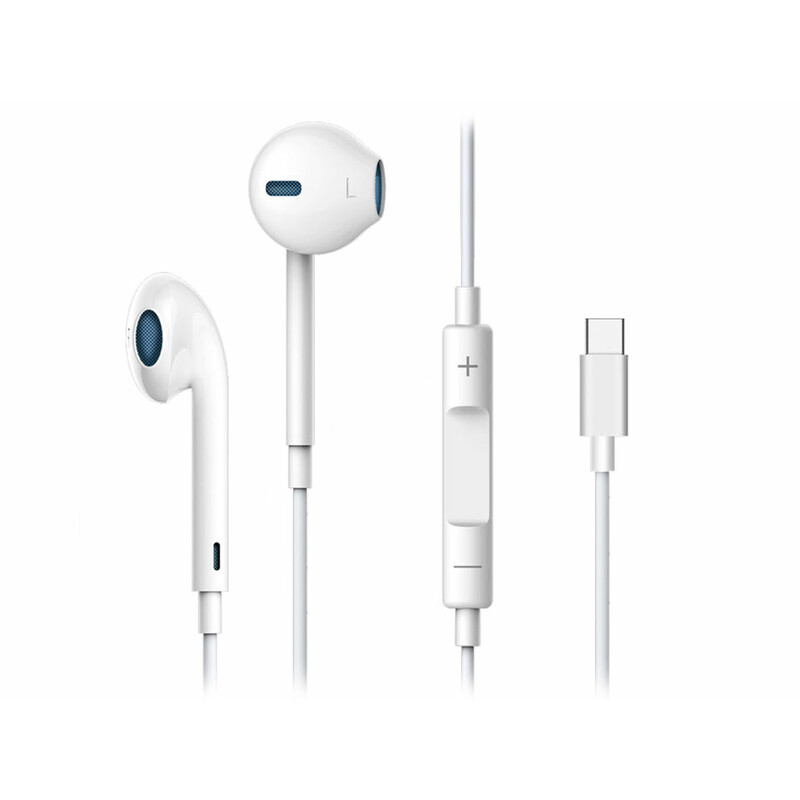 هندزفری سیمی تایپ سی طرح ایرپاد دویا Hands Free Devia Earpods EM048 USB C