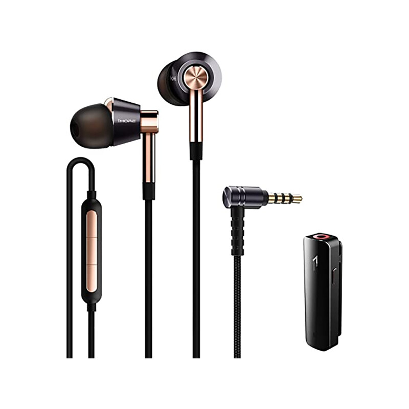 هندزفری سیمی با جک 3.5 میلی متری سه درایو وان مور 1More 1MEJE0002 Wired In-Ear Headphones
