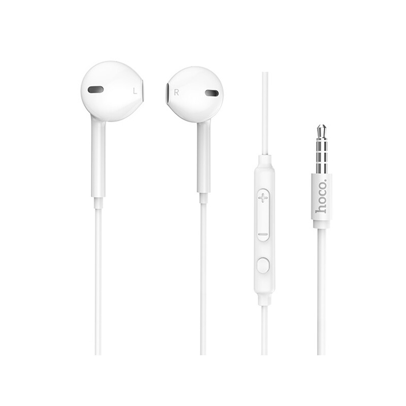 هندزفری سیمی  با جک 3.5 میلی متری هوکو Hoco Wired earphones 3.5mm M55 Memory sound with microphone