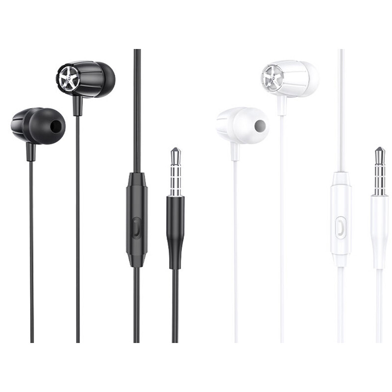 هندزفری سیمی با جک 3.5 میلیمتری هوکو Hoco Wired earphones 3.5mm M88 Graceful with mic