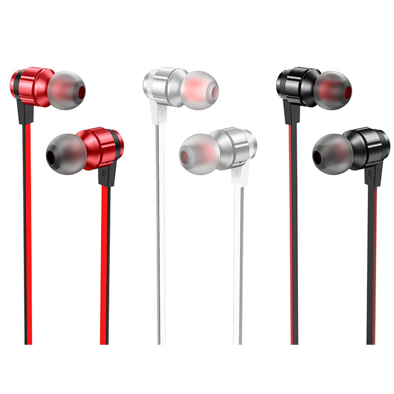 هندزفری سیمی با جک 3.5 میلیمتری هوکو Hoco Wired earphones 3.5mm M85 Platinum with mic