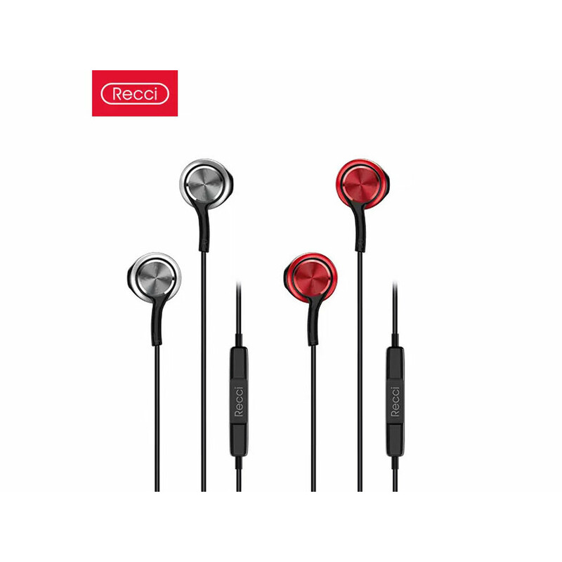 هندزفری سیمی با جک 3.5 میلی‌متری رسی Recci wired earphone j500