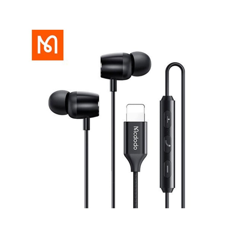 هندزفری سیمی لایتنینگ مک‌دودو MCDODO Earphone Earbuds Audio Lightning HP-1040