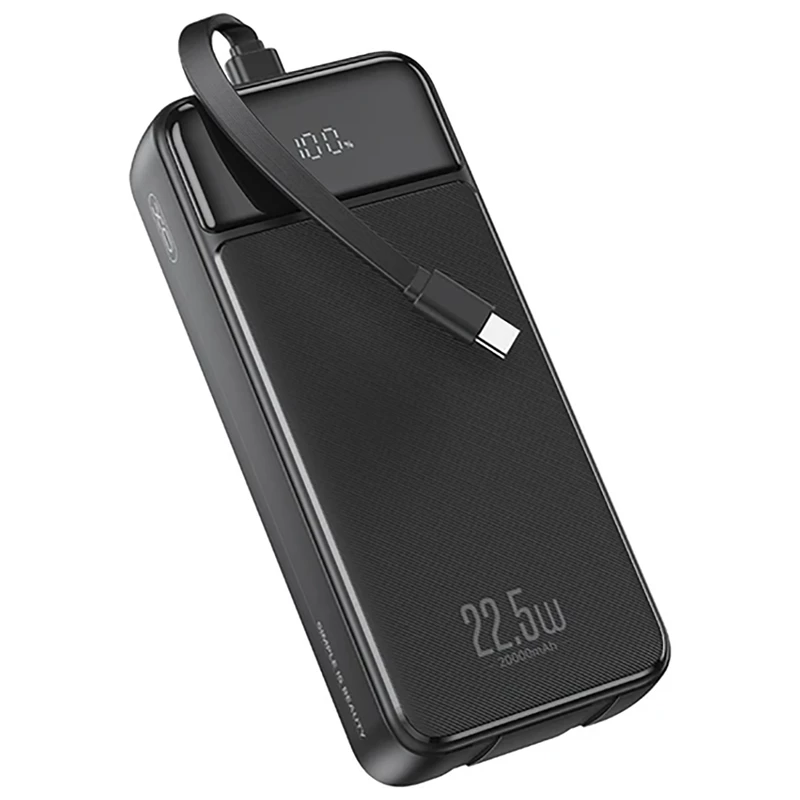 پاور بانک 20000 ایکس او XO مدل PR275 توان 22.5 وات با کابل