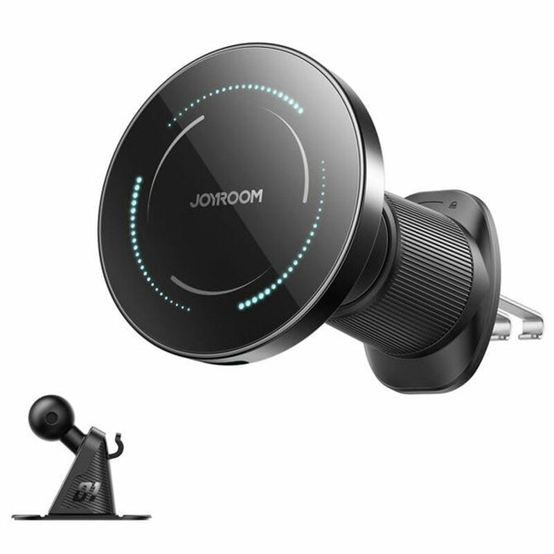هولدر شارژر وایرلس خودرو جویروم مدل JR-ZS502 دریچه کولر و داشبورد