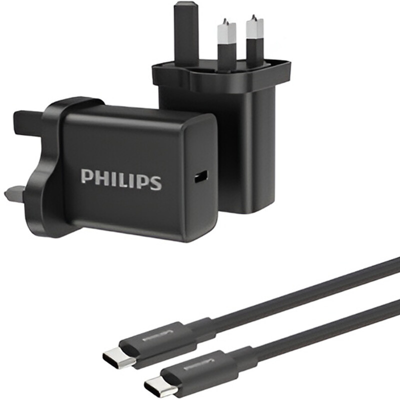 شارژر دیواری 30 وات فیلیپس Philips مدل DLP5312NB دوشاخه ایرانی