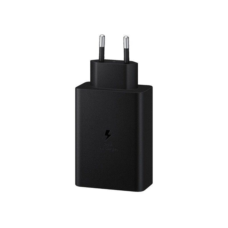 شارژر دیواری اصلی سه پورت 65 وات سامسونگ Samsung EP-T6530NBEGEU Power Adapter