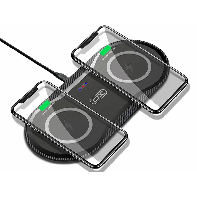 شارژر بی سیم رومیزی ۲۰ وات ایکس او XO WX025 2-in-1 Induction Charger Fast Charging 20W