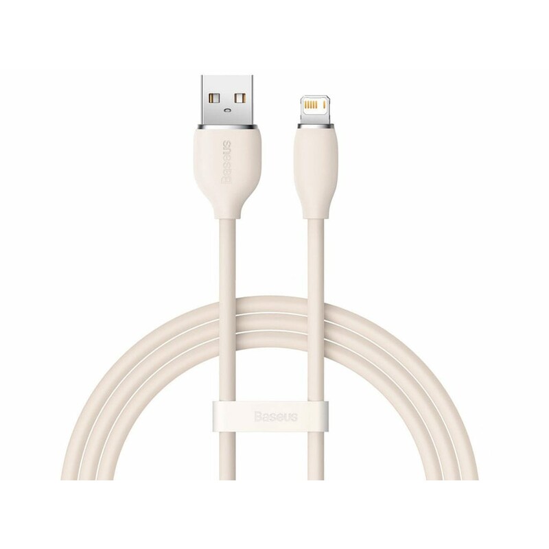 کابل یو‌اس‌بی به لایتنینگ بیسوس  Baseus CAGD000004 Jelly Liquid Silica Gel USB to iP Fast Charging Data Cable 2.4A 1.2M
