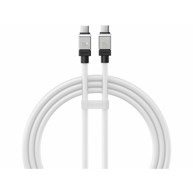 کابل سوپر فست شارژ تایپ سی به تایپ سی 100 وات یک متری بیسوس Baseus CoolPlay Series Fast Charging Cable Type-C - Type-C