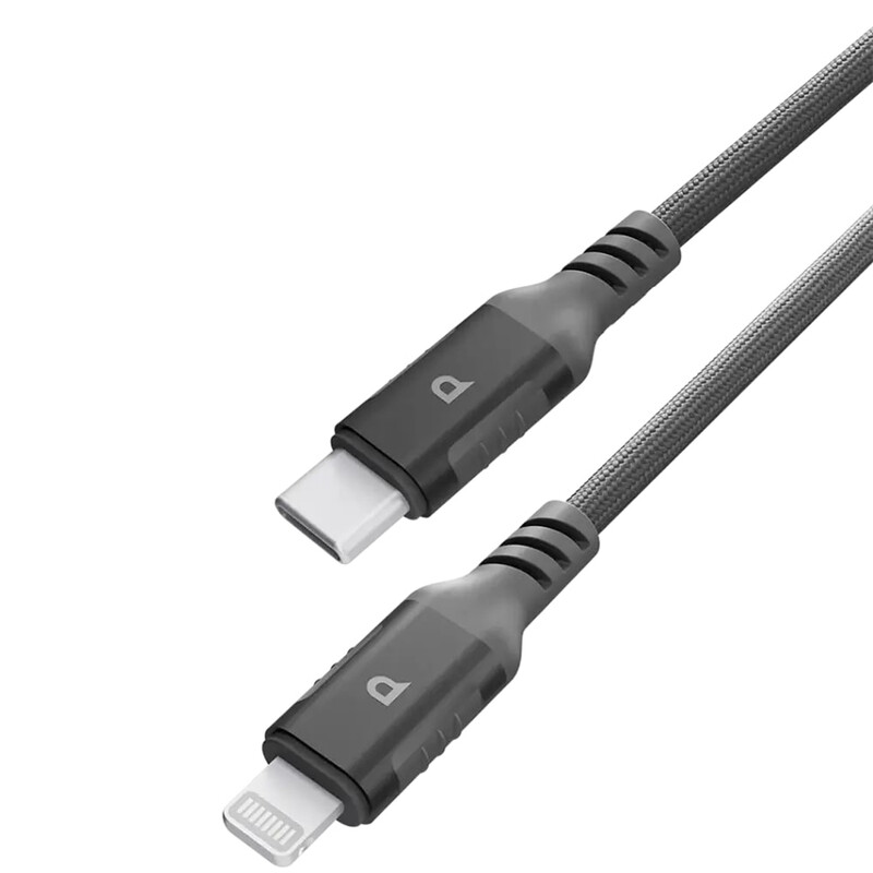 کابل شارژ تایپ‌سی به لایتنینگ 30 وات پاورولوژی Powerology PCAB018GY PC018