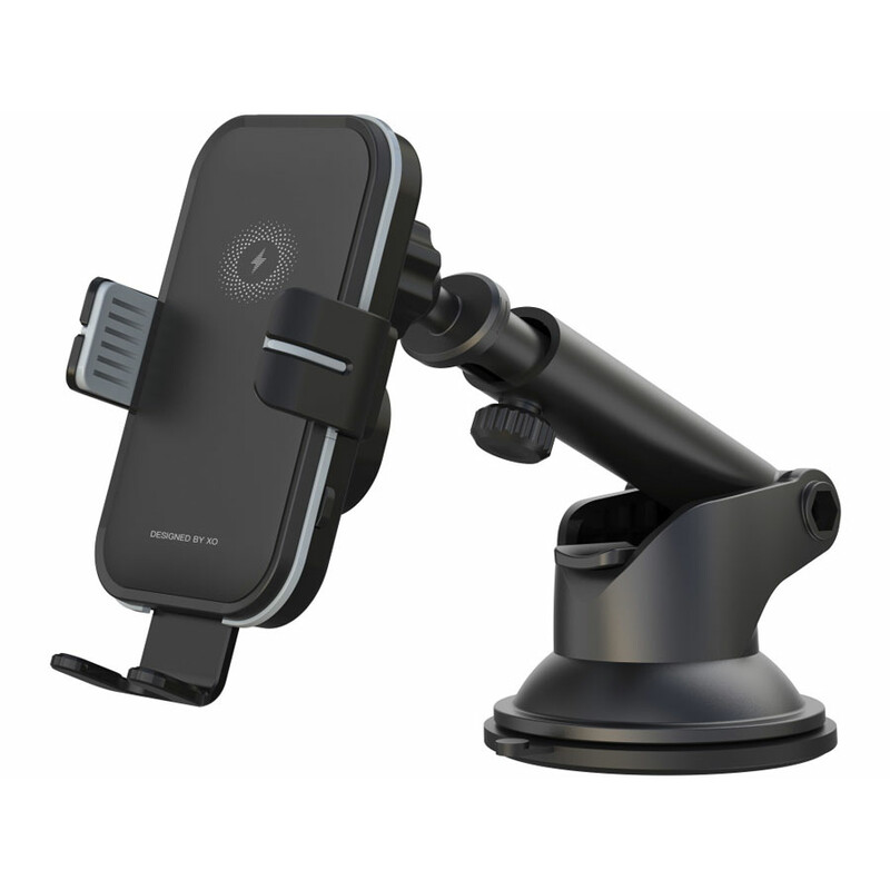 هولدر و شارژر وایرلس داخل خودرو 15 وات ایکس‌او XO car holder WX027 with inductive charging