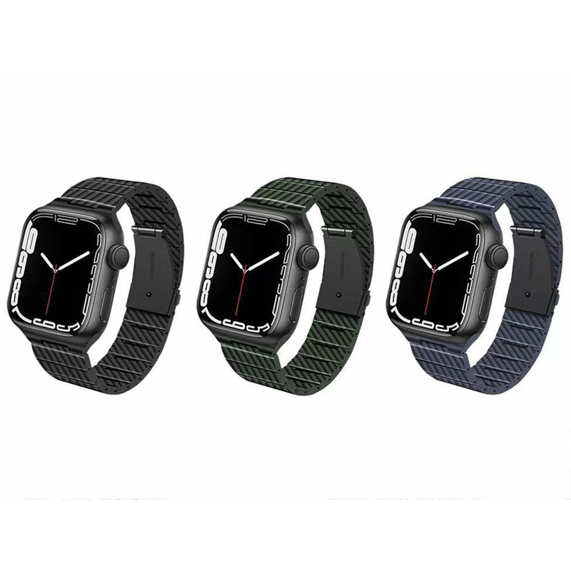 بند استیل پلاستیکی اپل واچ 42/44/45 میلی‌متری کوتتسی Cottetci W76 pattern plastic strap 22008-BK