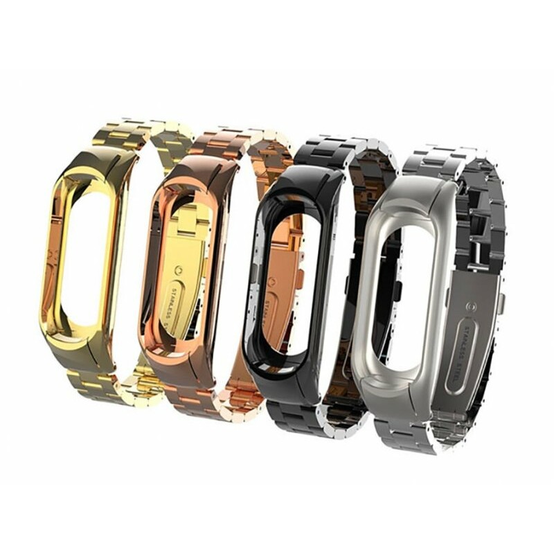 بند فلزی دستبند شیائومی Xiaomi Mi Band 3/4 Metal Strap