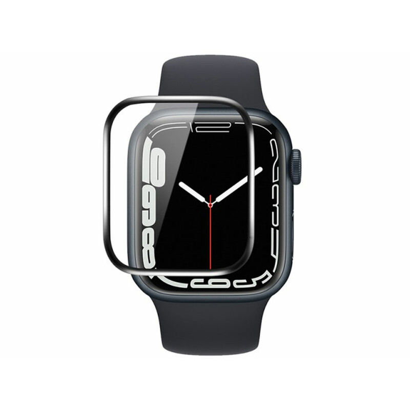 محافظ صفحه نمایش اپل واچ 41 میلی‌متری سری 7 کوتتسی Coteetci iWatch7 frame full Glue tempered glass 24002-41