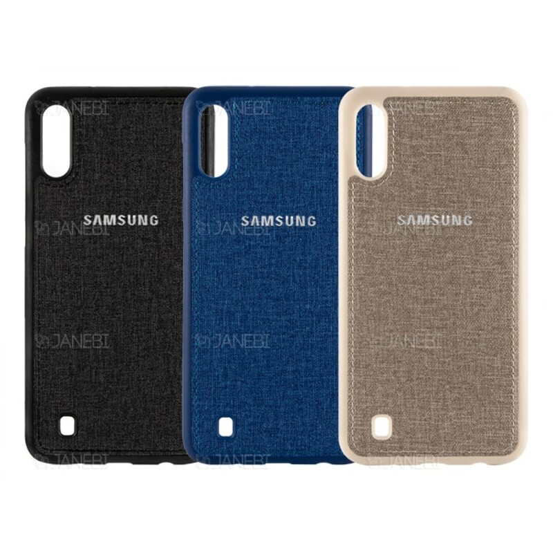 قاب محافظ طرح پارچه ای سامسونگ Protective Cover Samsung Galaxy M10