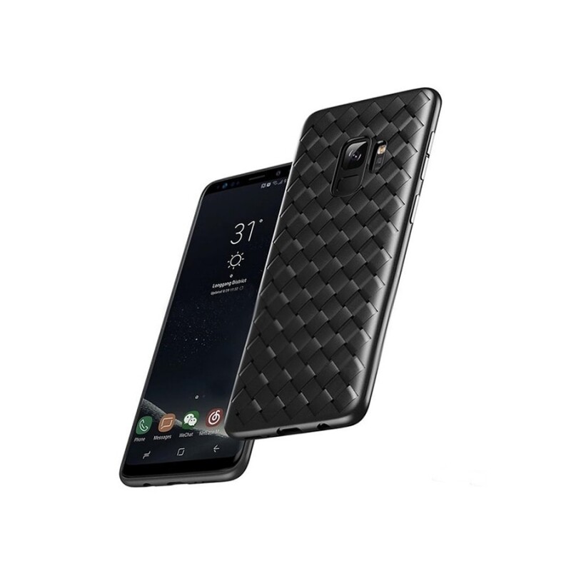 قاب ژله ای راک سامسونگ Rock Ultrathin Weave Protection Case Samsung S9