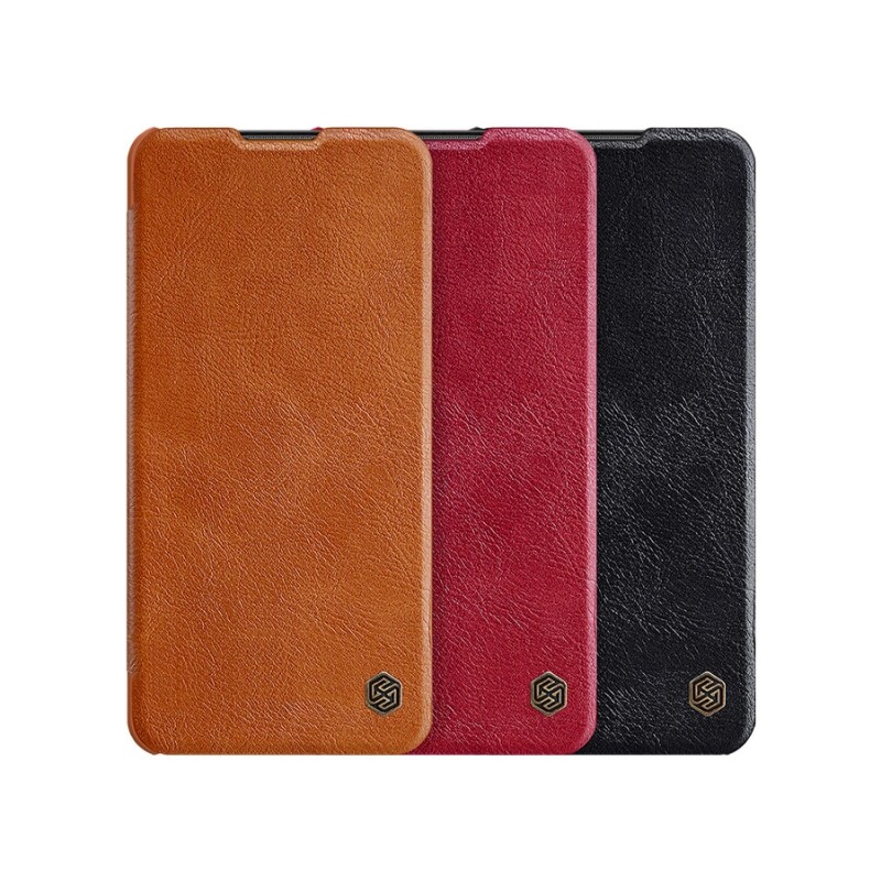 کیف چرمی نیلکین سامسونگ Nillkin Qin Leather Case Samsung Galaxy A21