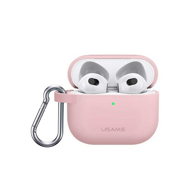 کاور سیلیکونی ایرپاد 3 اپل برند یوسامز USAMS BH741 Protective TPU Case For AirPods 3
