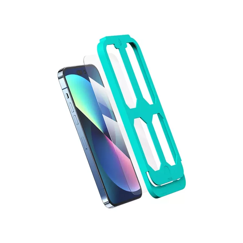 محافظ صفحه نمایش آیفون 12 و  13 پرومکس، 14 پلاس  با ابزار نصب یوسامز USAMS Glass iPhone 13 Pro Max/14 Plus/BH805M01