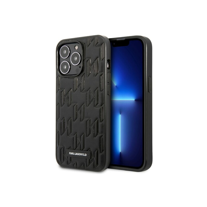 قاب چرمی آیفون 13 پرو طرح کارل برجسته CG Mobile iphone 13 Pro Karl Lagerfeld Leather Case