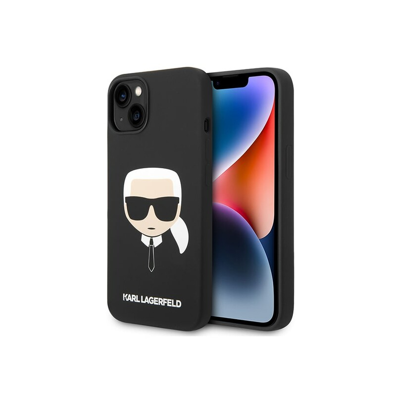 قاب سیلیکونی آیفون 14 پلاس طرح کارل CG Mobile iphone 14 Plus Karl Lagerfeld Silicone Case