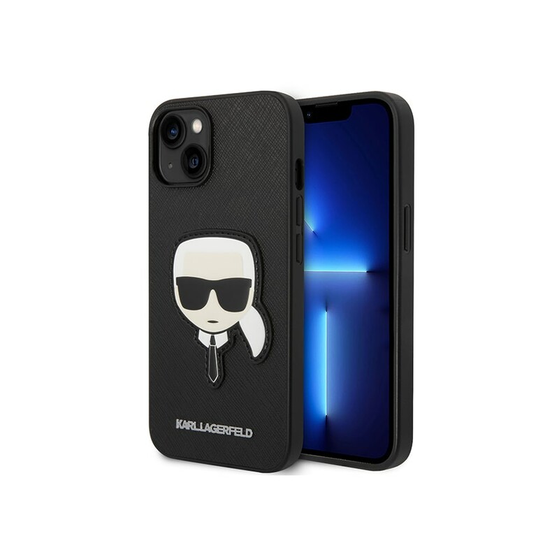 قاب چرمی آیفون 14 پلاس طرح کارل CG Mobile iphone 14 Plus Karl Lagerfeld Leather Case