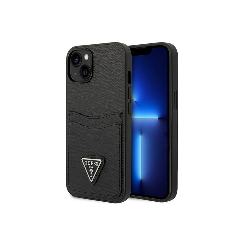 قاب چرمی جاکارتی دار آیفون 14 پلاس CG Mobile iphone 14 Plus Guess Leather Case