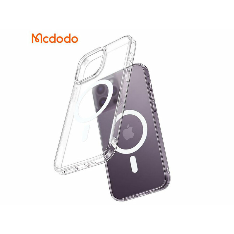 قاب محافظ مگ سيف آیفون 14 پلاس شفاف مک دودو Mcdodo Crystal PC-3091 Apple iPhone 14 Plus Magsafe Case